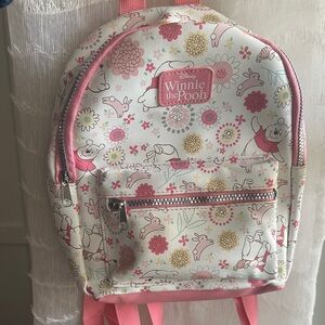 Disney Winnie the Pooh Floral Backpack Pink EUC lk loungefly
